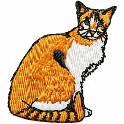 Cats Embroidery Design 3 Cats Embroidery Design 3